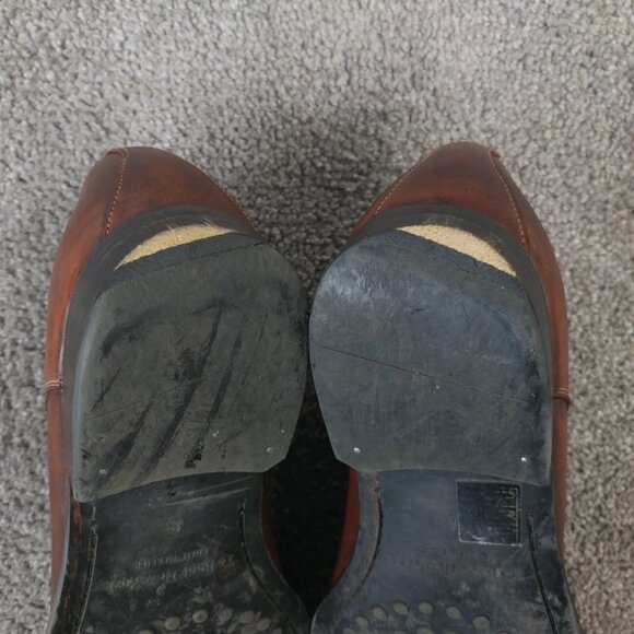 To Boot New York Adam Derrick Mens Size 8 Shoes Brown Leather Lace Up Oxford - Picture 4 of 12